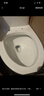 恒洁（HEGII）马桶 家用虹吸式大冲力坐便器 速冲节水防臭 静音降缓盖板 包安装 【抗菌座圈】一级水效HC0518PT 400坑距（适用390mm以上） 实拍图