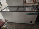 美的（Midea）220升双温双箱展示柜家商两用囤货雪糕冰柜大容量冷柜保鲜玻璃双门冷藏冷冻卧式冰箱 BCD-220VM(E) 实拍图