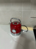 小质复古烧水壶电热水壶电水壶开水壶家用大容量304不锈钢全自动煲水壶红色高颜值SA08A 实拍图