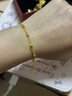 周大生黄金手链女足金路路通光珠双层金手链手饰生日礼物送女友4.24g 实拍图