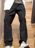 西裤男黑色修身直筒九分冰丝休闲裤2025夏季新款商务垂感西装裤子 黑色九分【高品质】 【欧K101】 32 实拍图