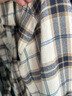 优衣库男女装法兰绒格子衬衫长袖衬衣薄外套481225 480770 481225/30浅米色 XS 实拍图