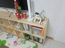 立太（LEADTEK）全实木书架置物架落地实木书柜展示柜学生收纳柜矮柜柜子储物柜 全实木【加高加深12格】180x30x75cm-送防撞角套 实拍图