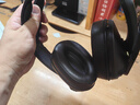 墨顿 适用森海塞尔EPOS音珀GSP370 300耳罩GSP350 305 301 302头戴式游戏耳机套降噪海绵套头梁垫配件 黑色耳机套一对【小羊皮】 实拍图