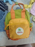SHUKIKU儿童书包多功能迷你包防泼水双肩包户外旅游斜挎包手提包橡果绿 实拍图