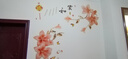3D立体墙贴中国风自粘卧室客厅玄关墙面装饰贴纸背景墙贴画墙纸 6.家和富贵花 特大 实拍图