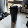 虎牌香港直邮虎牌（TIGER）陶瓷内胆咖啡保温杯办公室随行吸管水杯子 商务黑【316无缝内胆】 实拍图