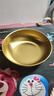 【韩剧同款】加厚不锈钢干锅海鲜锅火锅金色平底浅锅双耳锅泡面锅 豪华升级款24cm【金色】双柄汤锅 实拍图