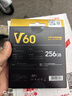 天硕（TOPSSD）V60高速相机存储卡 双排金手指 高速连拍 4K60视频 读260MB/s写150MB/s SD内存卡 v60sd卡 256G 实拍图