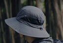 战术鸟(轻薄透气)大头围夏季户外渔夫帽男徒步登山防晒帽子女薄遮阳钓鱼 实拍图