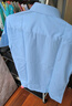 啄木鸟（TUCANO）衬衫男士夏季短袖衬衣商务正装纯色休闲时尚百搭男装 浅蓝 5XL 实拍图