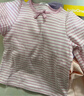 巴拉巴拉童装女童T恤儿童2025春装长袖上衣甜美条纹针织内搭208125100002 实拍图