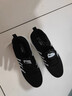回力运动鞋男鞋春秋季软底网面鞋男士黑色跑步鞋椰子旅游休闲鞋子男 0486黑白 44 实拍图