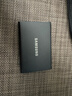 三星（SAMSUNG）T7 移动固态硬盘 读速1050MB/s安卓手机电脑通用 重约58g 轻巧便携 太空灰 2T 实拍图