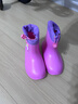 lemonkid儿童雨鞋男女童防滑鞋小童宝宝防水雨靴 飞天独角兽新款 190 实拍图