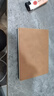 子渊羊巴皮笔记本a5本子可定制加厚记事本商务黑色皮面工作本办公简约日记本文艺印logo随身ins复古 A6 棕色 160页 实拍图