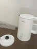 美的（Midea）电热水壶烧水壶自动断电长效保温一体恒温壶食品304不锈钢价保11.11 1500W快速加热1.5升 SH15X301 实拍图