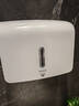 瑞沃（SVAVO） 擦手纸盒壁挂式免打孔酒店擦手纸巾盒厨房吸油纸巾盒卫生间纸巾架PL-151060白色 实拍图