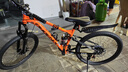 凤凰（Phoenix）上海凤凰软尾山地车自行车学生公路男变速双减震越野青少年赛车 钢架/辐条活力橘【双减震/全轴承】 24寸24速【适合身高138-168cm】 实拍图