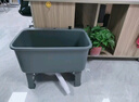 申梵（SHENFAN）拖把池阳台高脚拖把盆卫生间家用墩布池拖布池移动洗地盆水池水槽 40×40×46.5cm【手动下水】灰色 实拍图