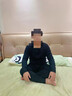 南极人男士秋衣秋裤男套装纯棉抗菌薄款保暖内衣男打底线衣棉毛衫黑色XL 实拍图