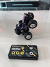 JJR/C迷你合金桌面越野遥控车1:64大脚车遥控赛车儿童玩具男孩生日礼物 实拍图