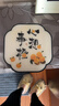 靓做 亚克力补洞墙贴3d立体自粘墙壁墙面装饰遮丑防水卧室门上贴画 心想事橙1个【15*15cm】 实拍图