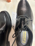 回力官方男鞋皮鞋男冬季正装鞋英伦风厚底商务鞋保暖鞋子男 黑色 43 实拍图