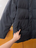 啄木鸟中老年人羽绒服男加厚款连帽老人短款外套爸爸装冬天衣服爷爷袄子 黑色【加厚升级】 3XL (可穿140-155斤) 实拍图