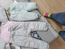 欢喜小熊宝宝棉服套装婴儿秋冬加厚夹棉外出保暖棉衣棉袄两件套婴幼儿衣服 粉色 100 (建议2-3岁.身高90-100cm) 实拍图