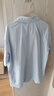 真维斯（Jeanswest）冰丝短袖衬衫男士外套夏季薄款工装潮牌宽松上衣夏天高级感衬衣服 【冰丝凉感】浅蓝色(月下猫) L (175) (收藏加购优先发) 实拍图