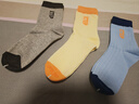 特步秋冬季儿童袜子纯棉吸汗透气防臭男童袜子抗菌无骨不掉色中筒袜 混色【纯棉不掉色】5双 M【33-37码】 实拍图