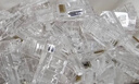 山泽超六类网线水晶头 超6类万兆网线接头 cat6a工程级镀金RJ45电脑网络连接器 20个 WL6A20 实拍图
