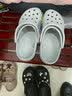 卡骆驰（CROCS）（crocs）经典Clog男女洞洞鞋一脚蹬沙滩鞋 CR10001-1FT  37  实拍图