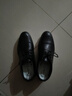 海澜之家HLA皮鞋男商务正装秋冬鞋子德比休闲男鞋HAAPXM4DBG576 黑色38 实拍图