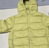 巴拉巴拉童装儿童羽绒服两件套男童女童宝宝冬装连帽外套 绿白色调00341 110 充绒量35g 实拍图