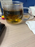 富光花茶杯 男女士茶水分离杯子 双层办公泡茶玻璃杯带把高硼硅水杯 实拍图