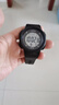 WATCH ME手表男女学生运动防水夜光电子表高中青少年初中儿童手表男孩腕表 黑色数字款【活动进行中】 实拍图