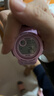 四万公里儿童电子手表学生手表女青少年初高中运动手表防水夜光闹钟 紫色 实拍图