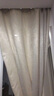 宿舍布衣含伸缩杆免打孔门帘过道遮光防蚊隔断帘挡风空调卧室厨房试衣间帘 丝绒麻-淡雅米 【适合门框宽1.1-1.5】帘高2.7米 实拍图
