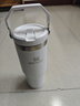 STANLEY保温杯水杯拎拎杯 折叠吸管杯不锈钢杯子高颜值男女学生生日礼物 【基础百搭】霜白- 887ml 实拍图