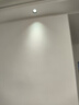 爱沐森（AIMUSEN）射灯嵌入式小山丘36度吊顶用防眩光背景墙灯客厅led窄边洗墙筒灯 深防眩-7W黑杯【开孔75-80mm】 三色光（白光/暖光/中性光） 实拍图