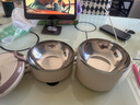 【带饭必备】饭盒带盖上班族保温密封饭盒不锈钢大容量学生便当盒 乳白色2层 实拍图