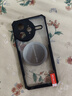 Freeson 适用小米红米K80 Pro散热手机壳保护套镜头全包防摔四角防撞简约透明 金属磁吸适配散热器 黑色 实拍图