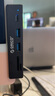 奥睿科（ORICO）Type-C分线器USB3.2Gen2hub扩展坞10Gbps集线器铝合金卡扣式 台式笔记本延长线 MH5PC黑色 实拍图