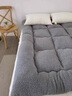 南极人羊羔绒床垫床褥子秋冬季加绒加厚保暖学生宿舍90x190单人垫被软垫 加厚羊羔绒床垫-灰色 90x200cm【加绒加厚】 实拍图