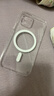 倍思 适用苹果12手机壳 iphone12保护套magsafe磁吸充电壳防滑防摔男女镜面网红潮款 全透明 实拍图