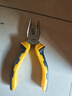 得力（deli）双色胶柄钢丝钳老虎钳电工钳工业级多功能虎口钳断线钳子6英寸 实拍图