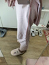 从心【舒柔】睡衣女纯棉长袖春秋夏季华夫格圆领可外穿女士家居服套装 U 80086 2XL 身高170-175重140-160斤 实拍图