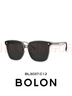 BOLON暴龙眼镜太阳镜防晒墨镜男女款韩版经典方框遮阳镜旅游街拍BL3027 大码BL3037C12-灰色 实拍图